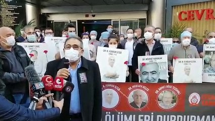 Hayatını kaybeden sağlık çalışanları için eylem: Artık yeter, tam kapanma gerekiyor