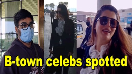R. Madhavan, Kainaat Arora snapped at airport