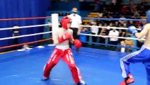 Kicked in the head and that's that! Shaidullin Bulat-Kirill Frolov. Kickboxing full contact. Nizhnekamsk