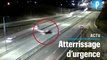 Etats-Unis : un avion de tourisme atterrit sur une autoroute et s'encastre contre un SUV