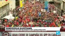 Venezuela heads to Sunday’s key elections as ‘National Assembly is last opposition bastion’