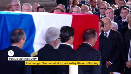 Mort de Valéry Giscard d'Estaing : hommage d'Emmanuel Macron