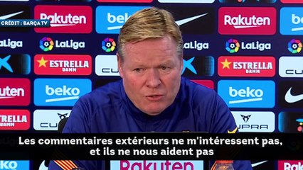 Ronald Koeman réagit aux propos de Neymar sur Leo Messi