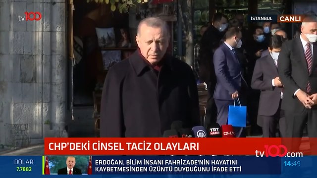 Cumhurbaşkanı Erdoğan'dan CHP'deki taciz skandallarına ilişkin flaş açıklama