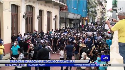 Marcha en apoyo a Ricardo Martinelli   - Nex Noticias