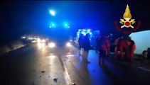Campobasso - Scontro tra auto e furgone sulla Statale 87 due feriti (04.12.20)