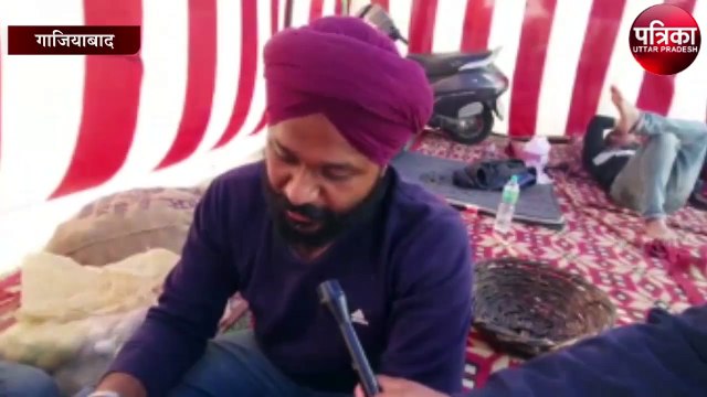 यूपी गेट पर धरने पर बैठे किसानों के लिए चिकित्सा और खाने का विशेष प्रबंध
