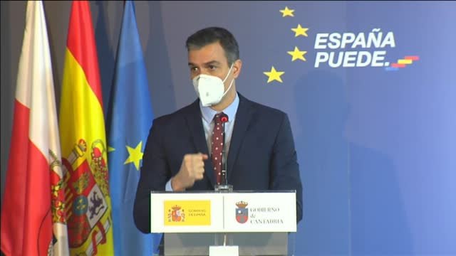 Sánchez estima que entre 15 y 20 millones de españoles estarán vacunados en mayo o junio