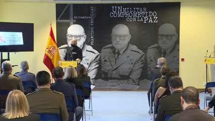 Acto en memoria del teniente general Francisco Veguillas, asesinado por ETA