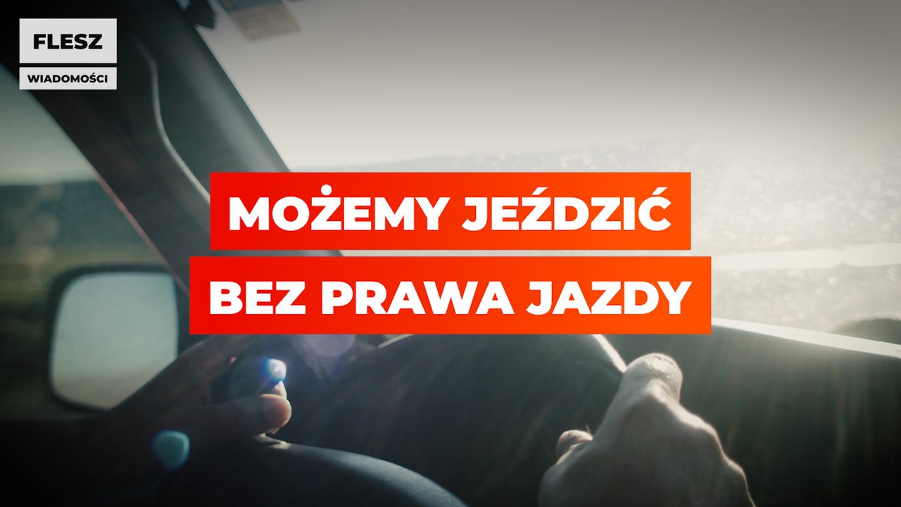 Można jeździć bez prawa jazdy