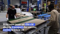 Covid-19: des caissons super isolants pour faire voyager le vaccin