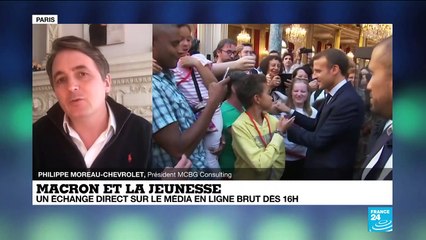Macron et la jeunesse : un échange direct sur le média en ligne Brut