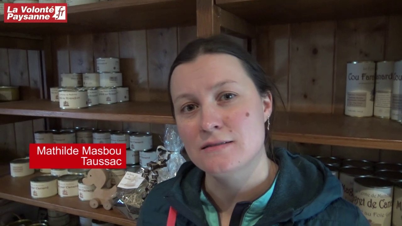 Filière foie gras : Mathilde Masbou à Taussac