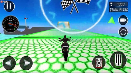 Mega Ramp Bike Jump Impossible Stunt Bike Games 3D - Crazy Motor Bike Stunt - Android GamePlay #2