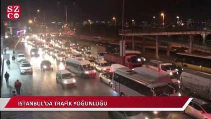 İstanbul'da trafik yoğunluğu