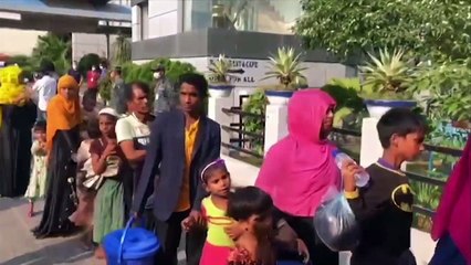 Rohingyas chegam à ilha de Bangladesh