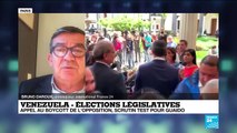 Elections législatives au Venezuela : appel au boycott de l'opposition, scrutin test pour Maduro