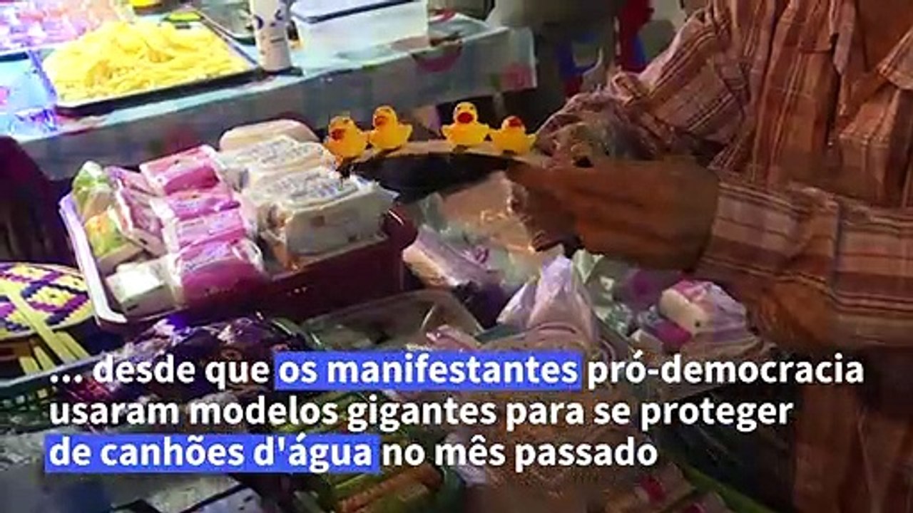 Revolução com patos de borracha