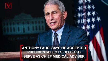 Anthony Fauci Accepts Offer to Serve as Biden’s Chief Medical Adviser “On the Spot”