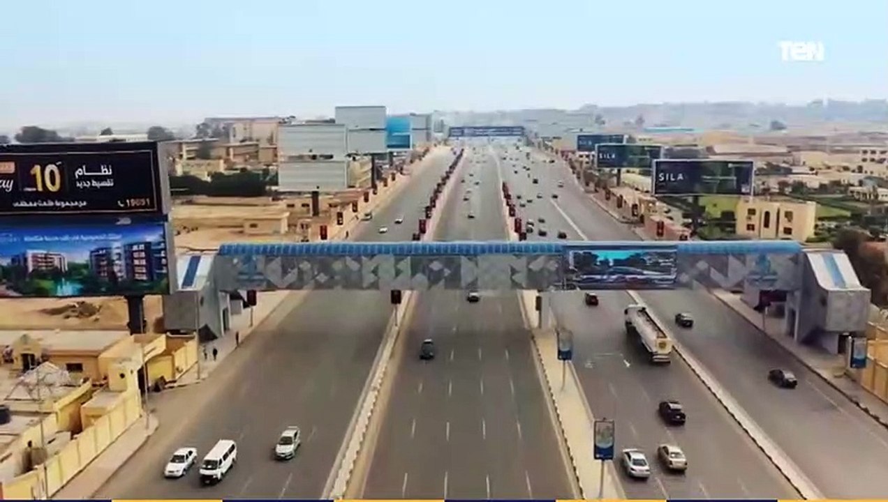 الرئيس السيسى يتفقد مشروعات الشبكة القومية للطرق والمحاور بالقاهرة والجيزة