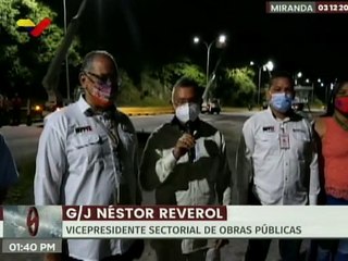 Ministro Reverol supervisó Plan Nacional de Iluminación de Vías Expresas en edo. Miranda