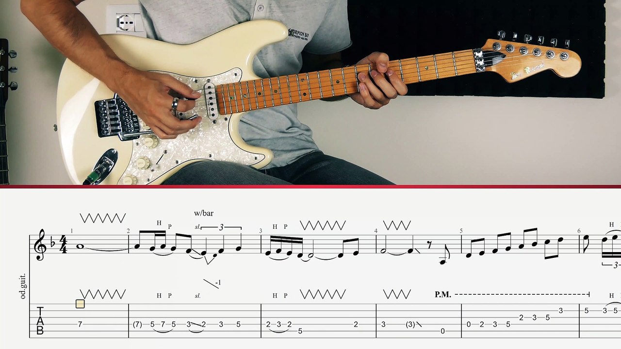 Gary Moore - Out In The Fields - Solo (Guitar Tutorial)