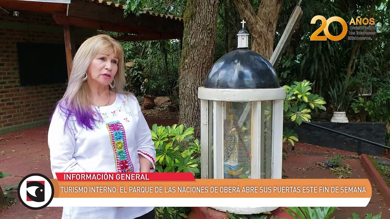 Turismo interno el Parque de las Naciones de Oberá abre sus puertas este fin de semana