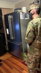 Soldier Returns From Basic Training But Parents Tested Positive for COVID