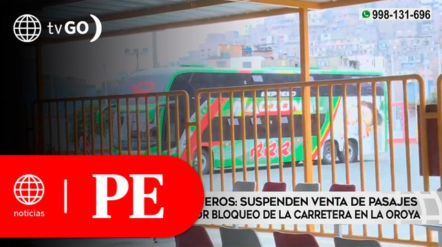 Terminal de Yerbateros suspenden ventas de pasajes | Primera Edición