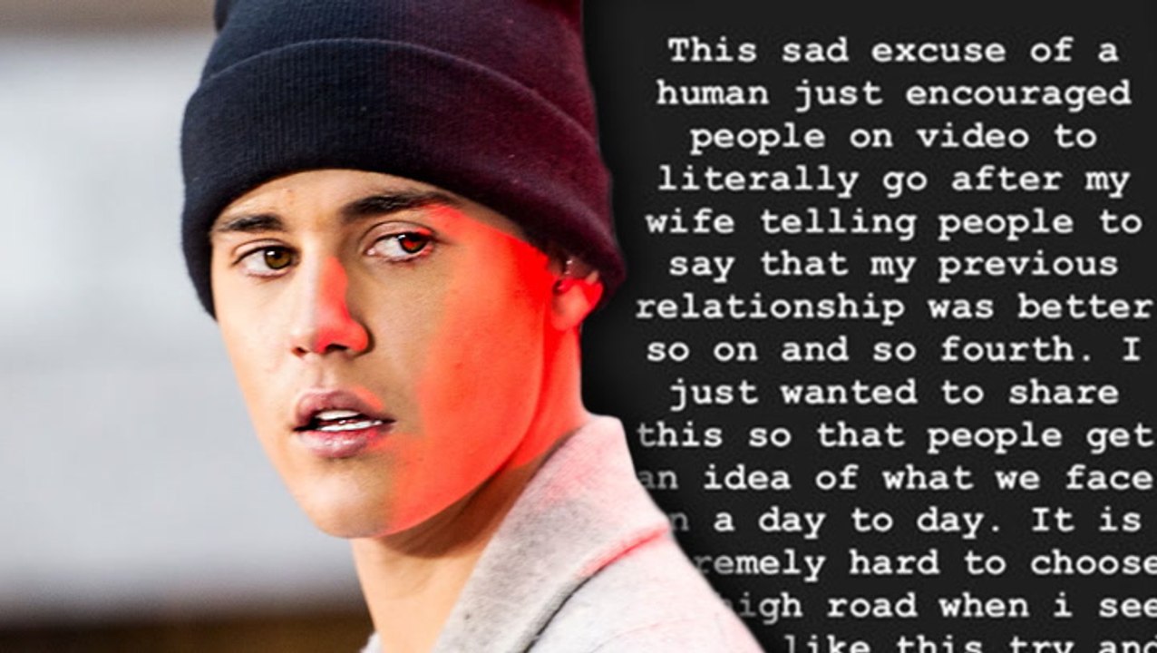 Justin Bieber Slams Fan Disrespecting His Wife Hailey