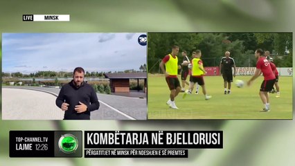 Kombëtarja në Bjellorusi/ Përgatitjet në Minsk për ndeshjen e së premtes