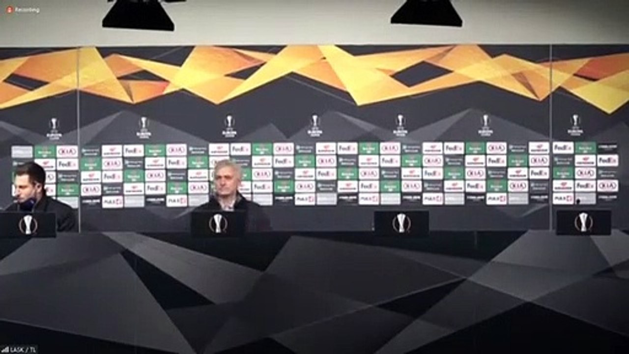 "Europa League doesn't motivate some players!" Jose Mourinho critical after 3:3 LASK draw