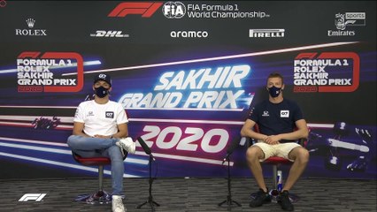 F1 2020 Sakhir GP - Thursday (Drivers) Press Conference - Part 2