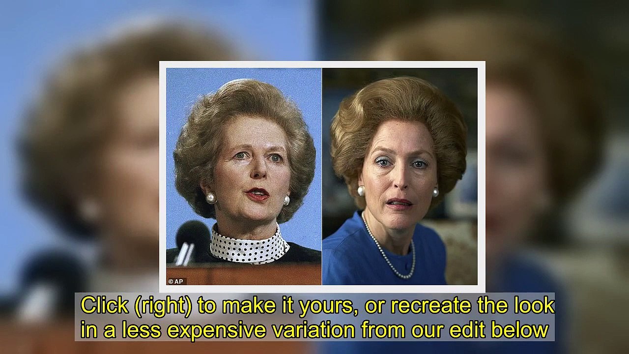 The Crown's Gillian Anderson is worlds away from Margaret Thatcher