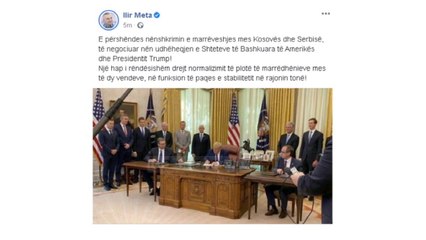 Top News - Pas marrëveshjes…! Reagime nga Prishtina dhe Tirana