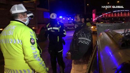 Kısıtlama denetiminde ilginç anlar: Evim yok, çocuğumla otomobilde yaşıyorum