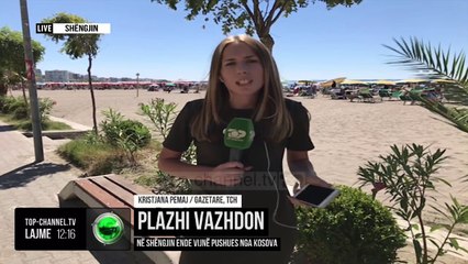 Plazhi vazhdon/ Në Shëngjin ende vijnë pushues nga Kosova