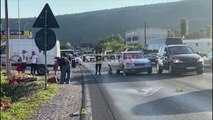 Report TV -Aksident në Lezhë/ Përplaset nga makina, plagoset rëndë drejtuesi i motoçikletës