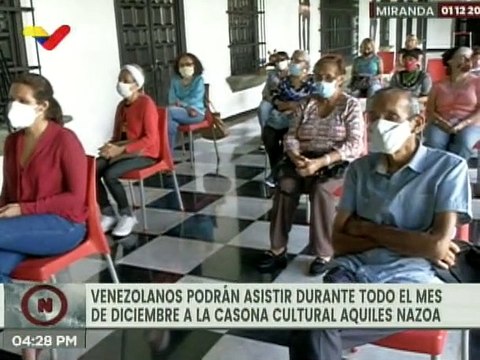 Casona Cultural Aquiles Nazoa abre sus puertas durante la temporada navideña