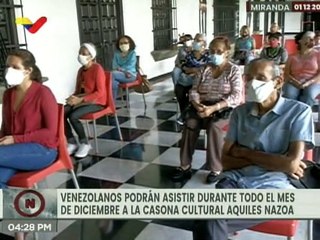 Casona Cultural Aquiles Nazoa abre sus puertas durante la temporada navideña