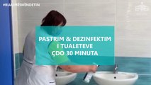 Pastrimi i ambienteve të shkollës/ Shahini: Të gjithë të angazhuar për kthimin e sigurt të nxënësve