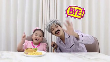 Annie Goes On Vacation and Visits her Grandpa Funny Video for kids