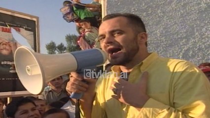 Edi Rama fushate ne Kamez, takimi me OJQ - (27 Shtator 2000)