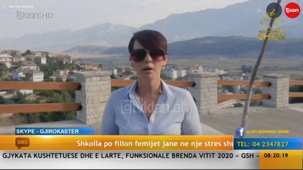 Gazetarja tregon ngjarjet ne Gjirokaster