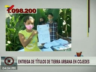 Entrega de títulos de Tierra Urbana en COjedes