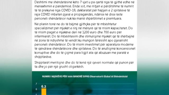 Top News - ‘Shëndetësia në kolaps’/ Basha-Rama largoi mjekët nga vendi