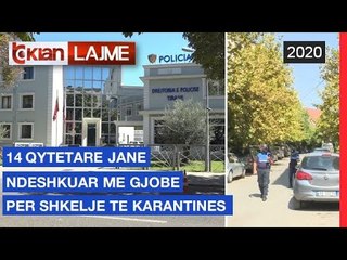 14 qytetare jane ndeshkuar me gjobe per shkelje te karantines | Lajme - News