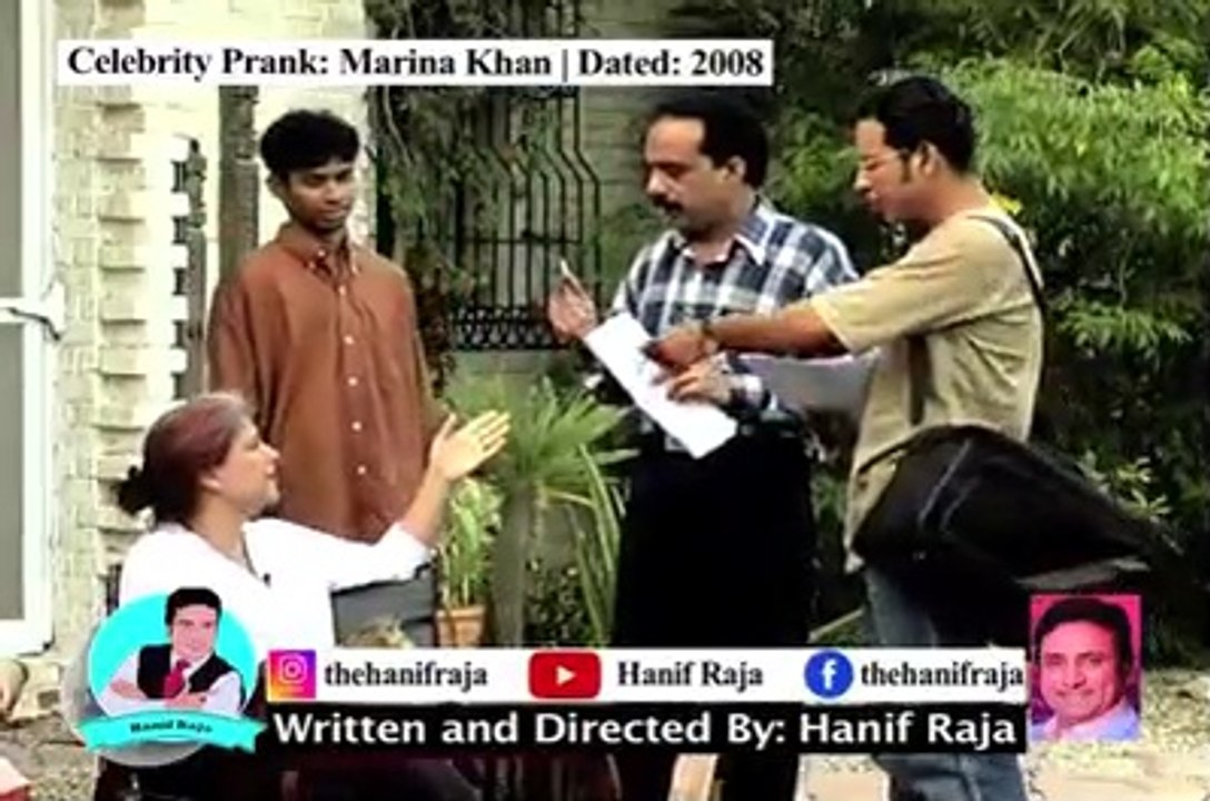 Prank with marina Khan by hanif raja comedy show WATCH and enjoy