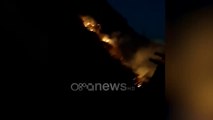 Ora News - Shkodër, zjarri i fuqishëm përfshin rezervatin, rrezikohet zona