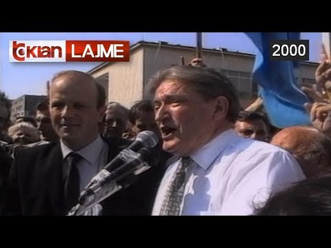 Sali Berisha ne Shkoder: Ne 2 tetor e gjithe Shqiperia do jete blu (29 Shtator 2000)